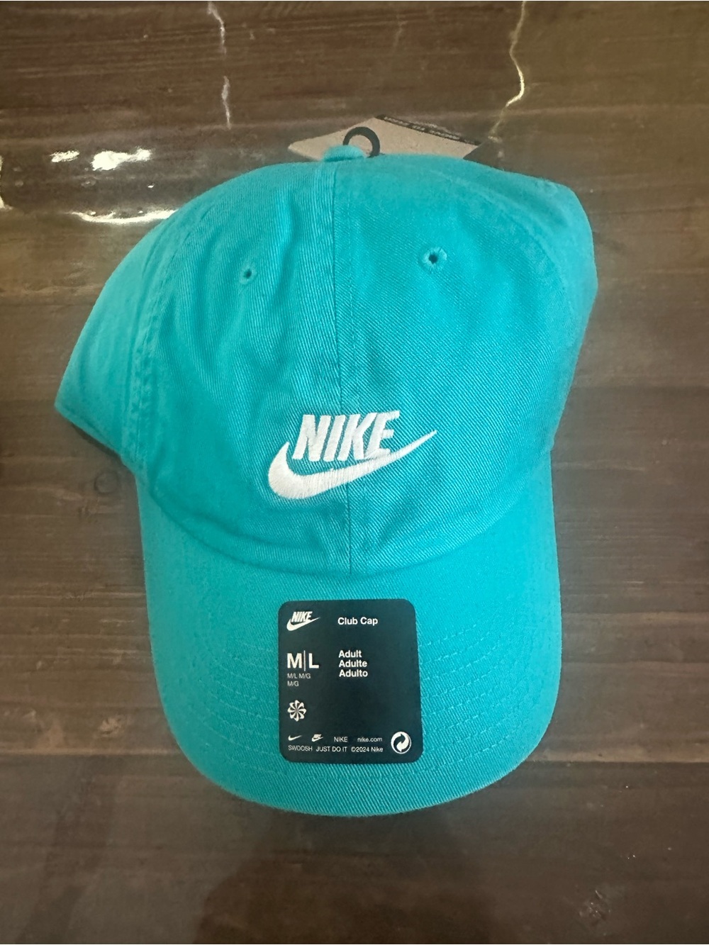 Nike Club Unstructured Futura Wash Adjustable Cap. Med/Lg. Dusty Cactus